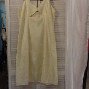 NWOT Melrose and Market Yellow Summer Dress sz XXL